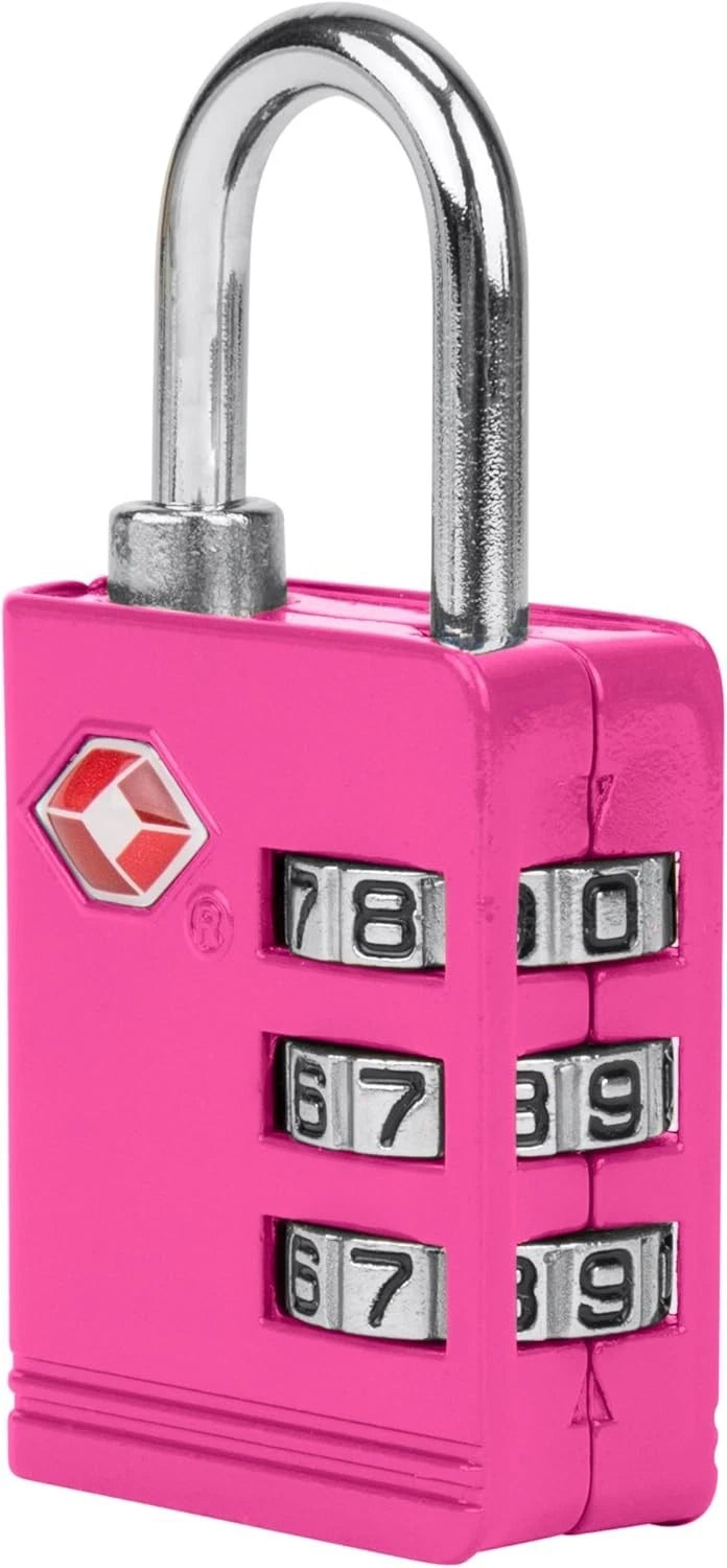 Travelon TSA Accepted Luggage Lock - Pink
