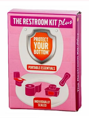 The Restroom Kit: Disposable Toilet Cover & Travel Restroom Hygiene Kit - Pink