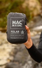 Mac In a Sac Polar Packable Reversible Women's Down Jacket M - Black/ Light Grey