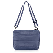 Hi Love Puffer Crossbody Purse -  Navy