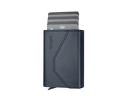 Retro 51 Pularys Leather RFID Raven Wallet - Navy Blue