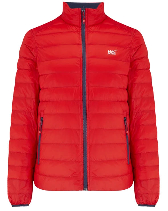 Mac In a Sac Polar Packable Reversible Men's Down Jacket XL - Navy/Red