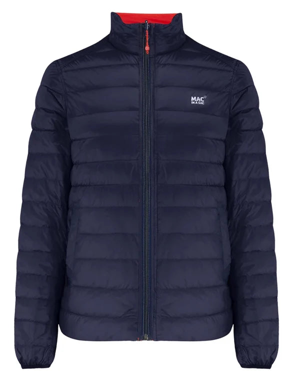 Mac In a Sac Polar Packable Reversible Men's Down Jacket XL - Navy/Red