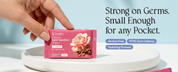 Fomin Travel Size Hand Sanitizer Wipes - Rose Sandalwood