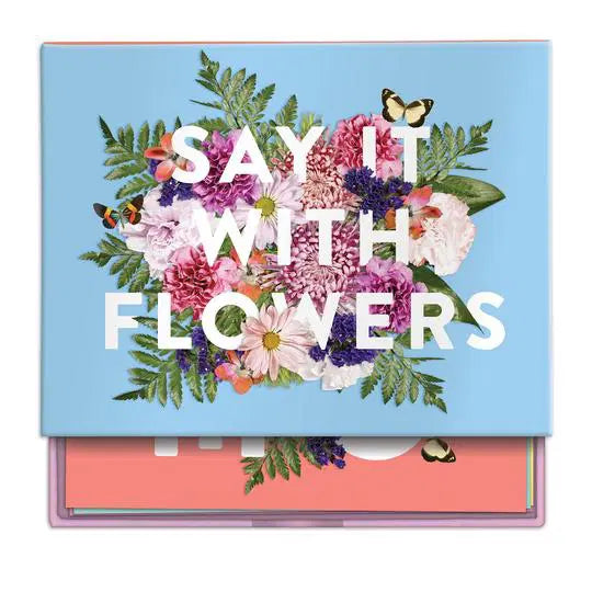 Chronicle Books Say It With Flowers Notecards