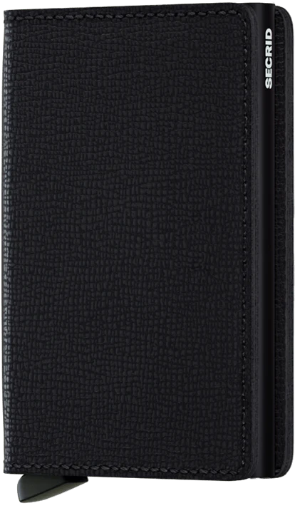 Secrid Slim Wallet Crisple Black