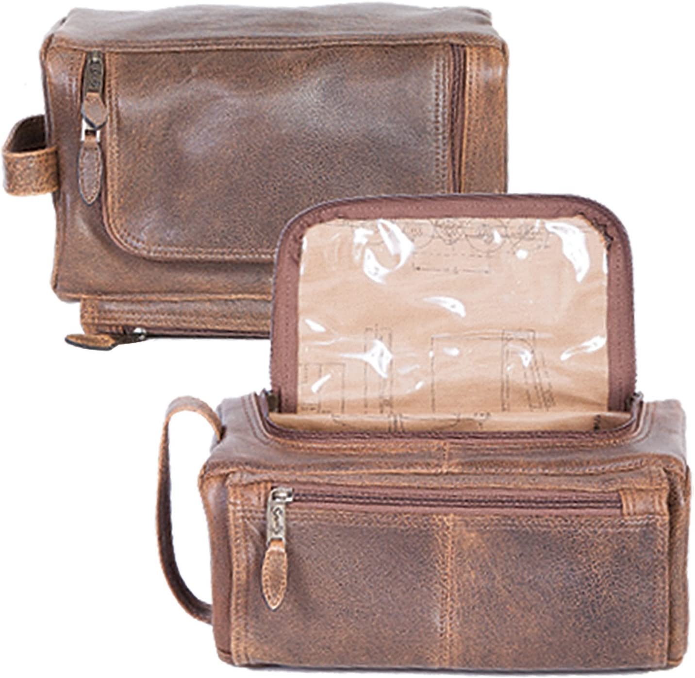 Scully Aero Squadron Leather Dopp Kit Walnut – Irv's Luggage