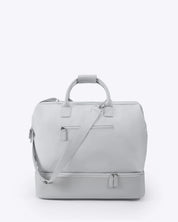 NOBL Travel Drop Bottom Cabin Weekender Bag - Silver