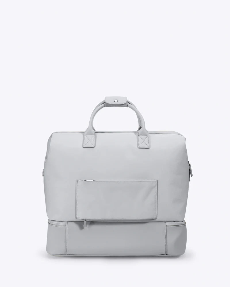 NOBL Travel Drop Bottom Cabin Weekender Bag - Silver