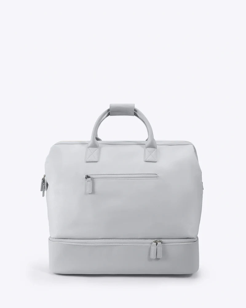 NOBL Travel Drop Bottom Cabin Weekender Bag - Silver