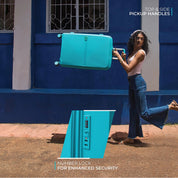 Feelway Luggage 24" Expandable Spinner - Sky Blue
