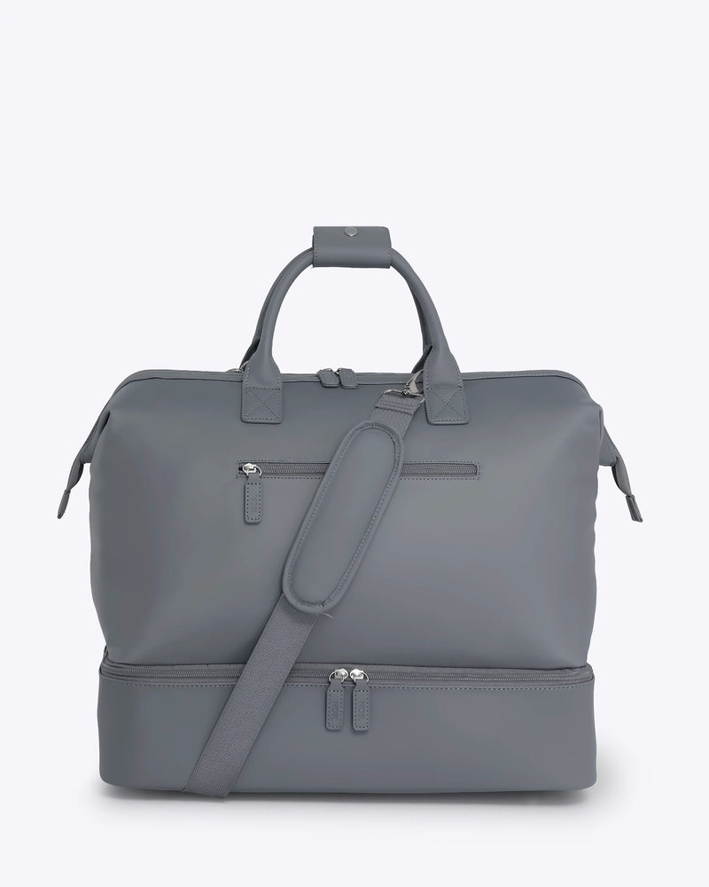 NOBL Travel Drop Bottom Weekender Bag - Slate
