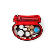 KUSSHI Neoprene Small Train Case -Leopard with Red Interior
