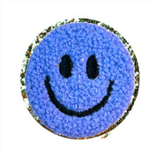 Varsity Happy Face Patch - Purple