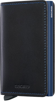 Secrid Original Slim Wallet - Black- Navy