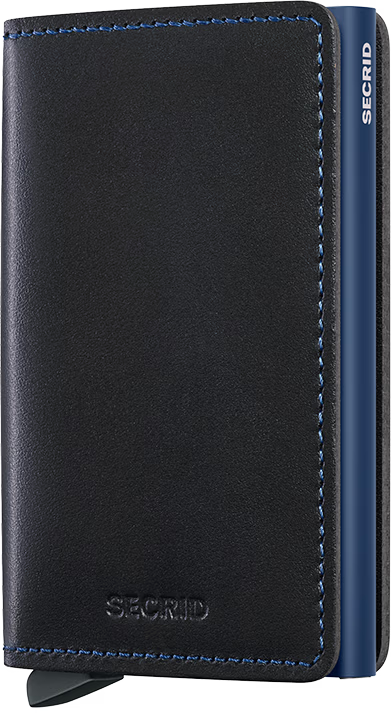 Secrid Original Slim Wallet - Black- Navy