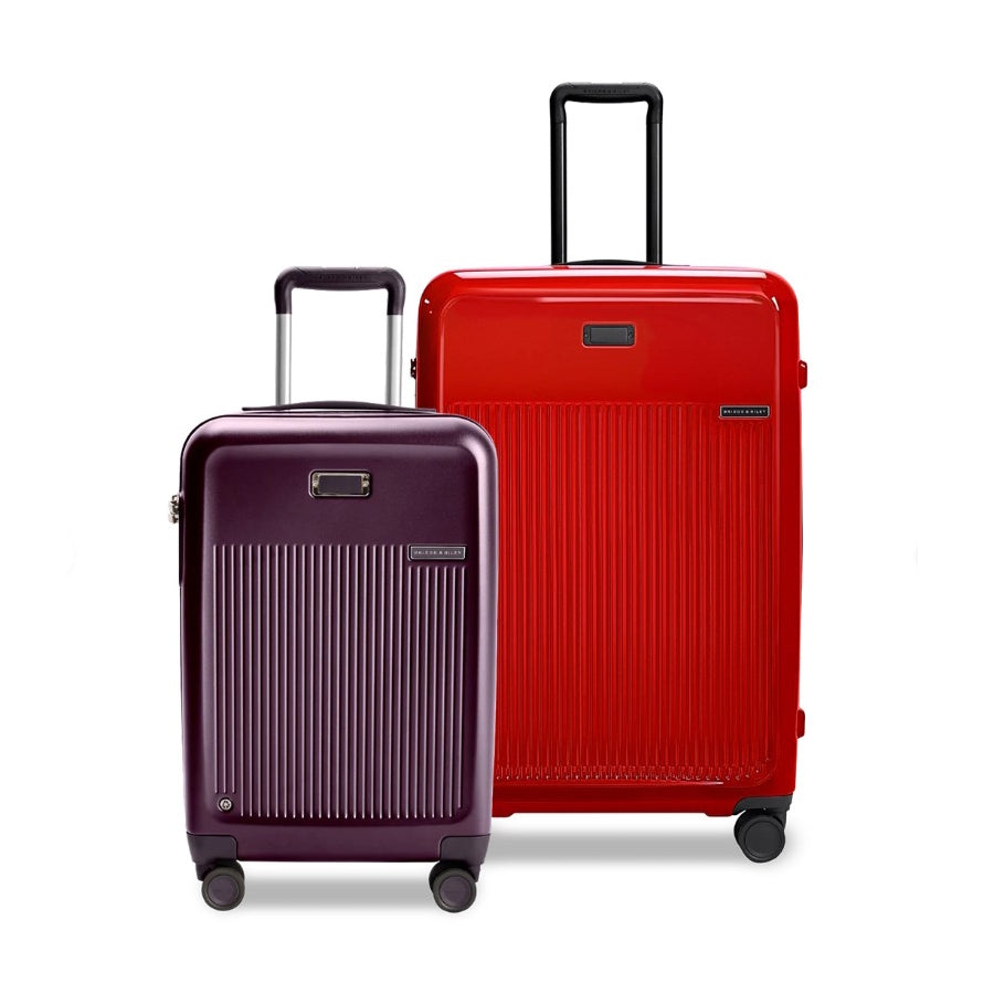 Briggs & Riley Sympatico Long Haul Set: Carry On + Large Spinner