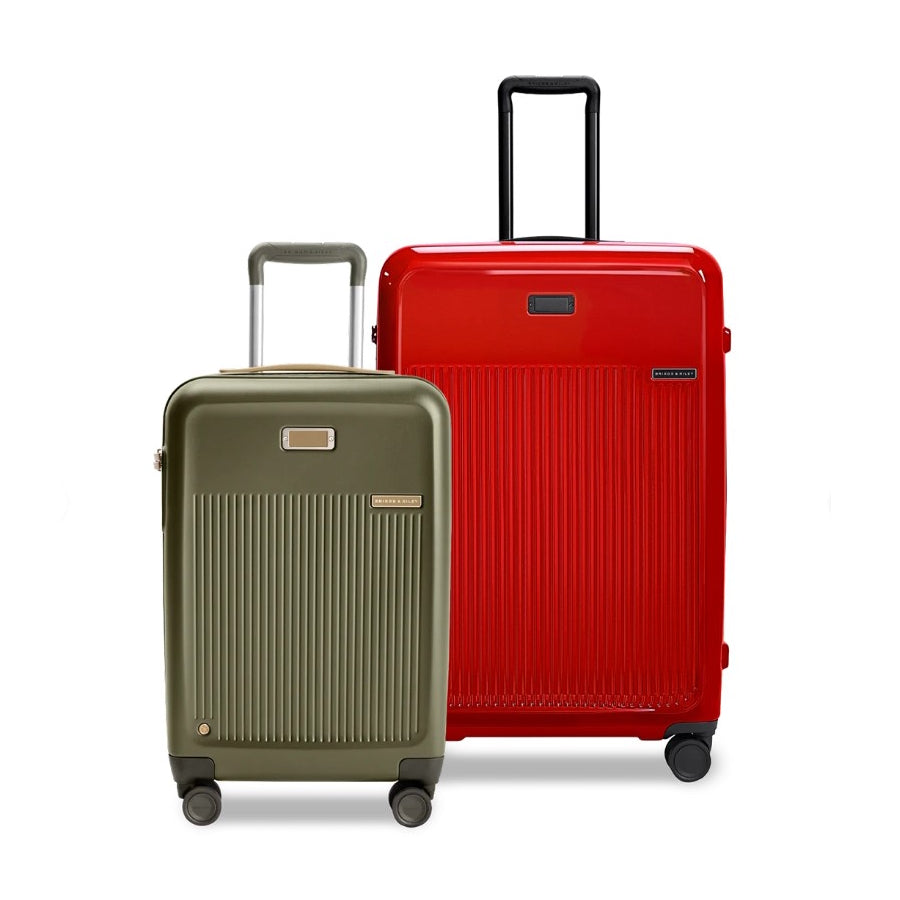 Briggs & Riley Sympatico Long Haul Set: Carry On + Large Spinner