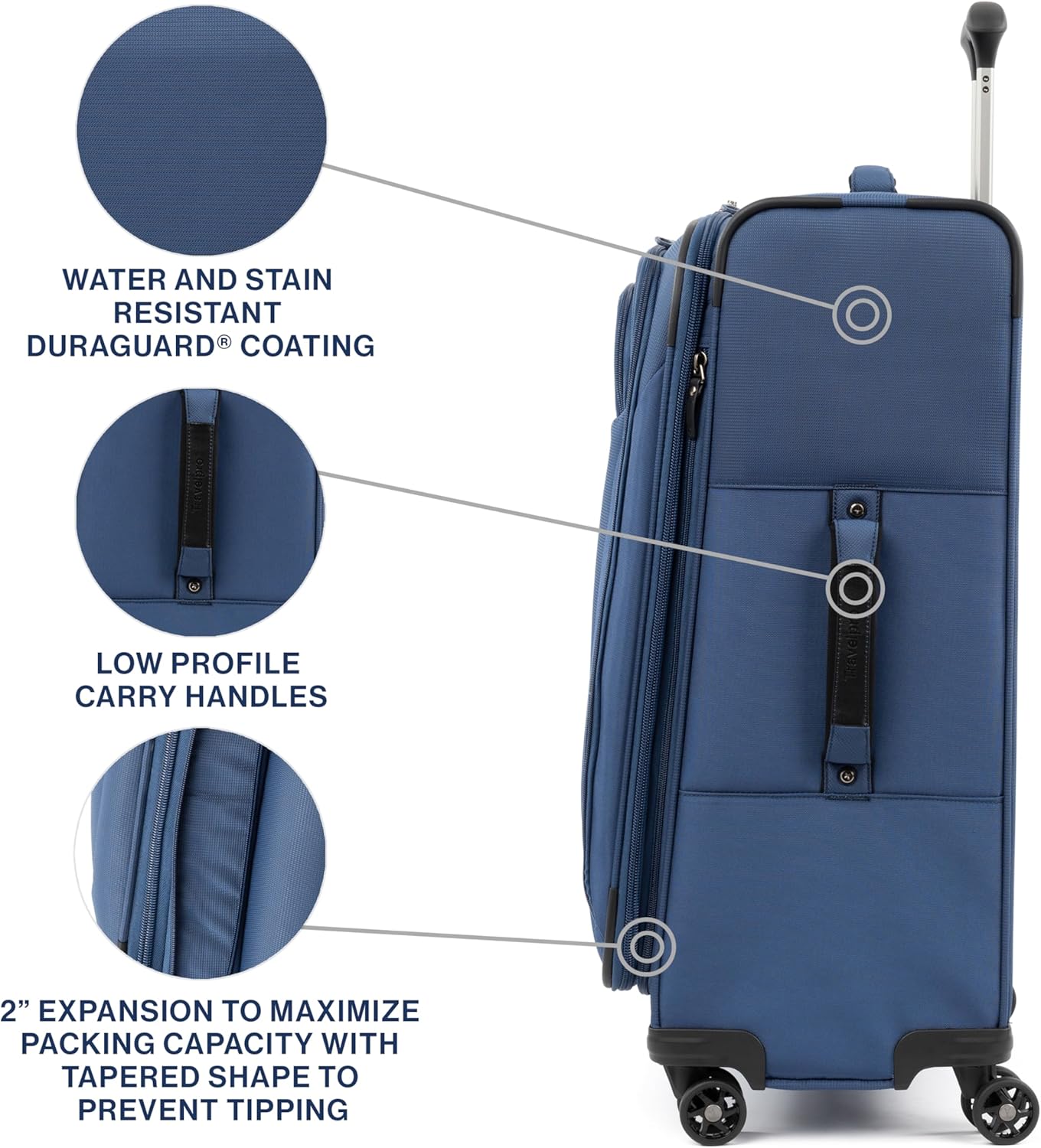 Travelpro Tour Lite 25" Expandable Spinner - Blue
