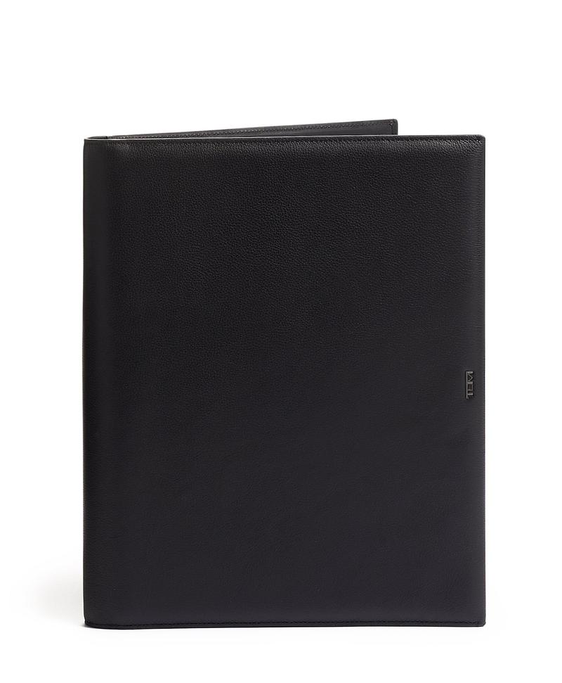 TUMI Nassau Leather Letter Pad - Black