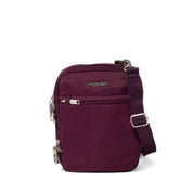 Baggallini Securtex Anti-Theft Mini Everything Crossbody - Mulberry