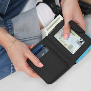Sherpani Barcelona RFID Mini Wallet - Chromatic black