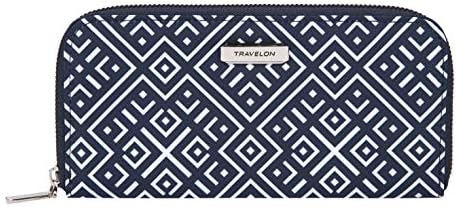Travelon RFID Blocking Single Zip Wallet - Mosaic
