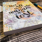 Bookishly Travel Journal “Not All Those Who Wander Are Lost"