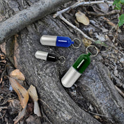 Ace Camp Waterproof Capsule Keychain - Black