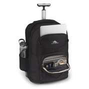 High Sierra Powerglide Pro Wheeled Backpack - Black