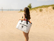 Geckobrands Waterproof Escape Beach Tote - White