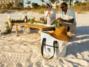 Geckobrands Waterproof Escape Beach Tote - White