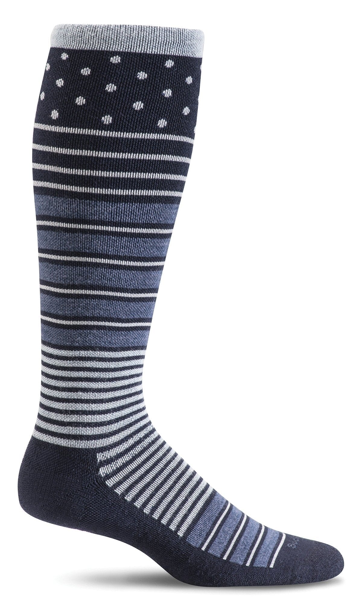 Sockwell Women's Twister  Firm Graduated Compression Sock Twister M/L - Black