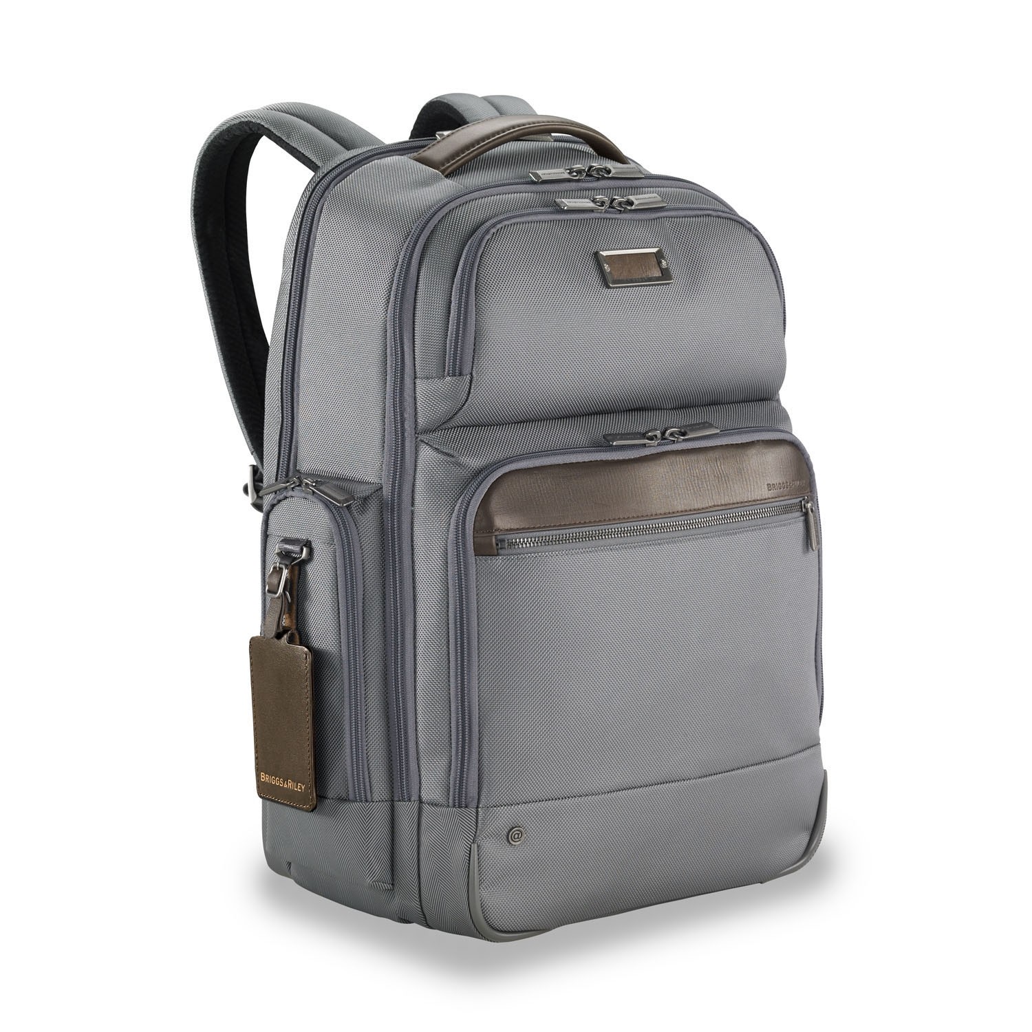 Briggs & Riley @work Large Cargo Backpack - Grey - Irv’s Luggage