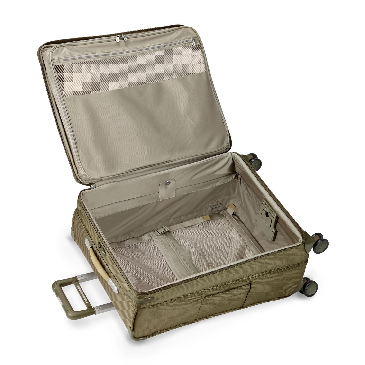 Briggs & Riley Baseline Large Expandable Spinner - Olive - Irv’s Luggage