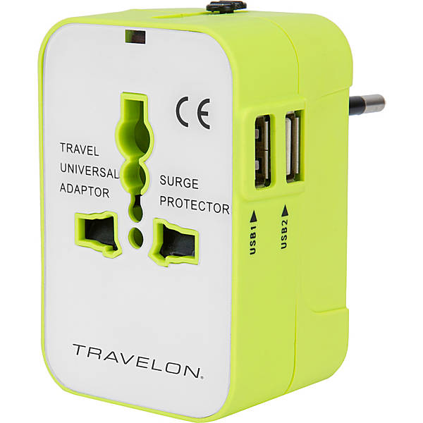 travel adapter with battery charger