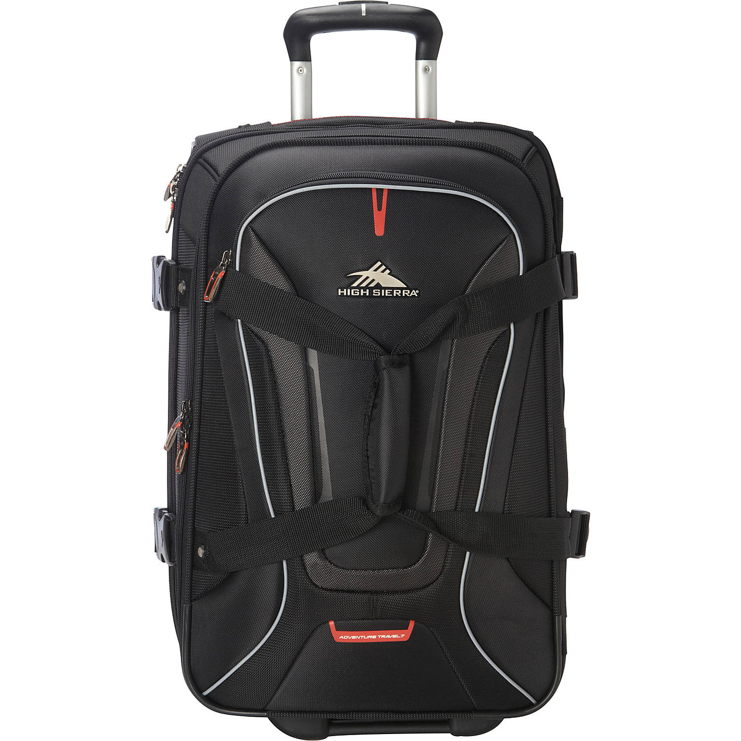 travel backpack and suitcase
